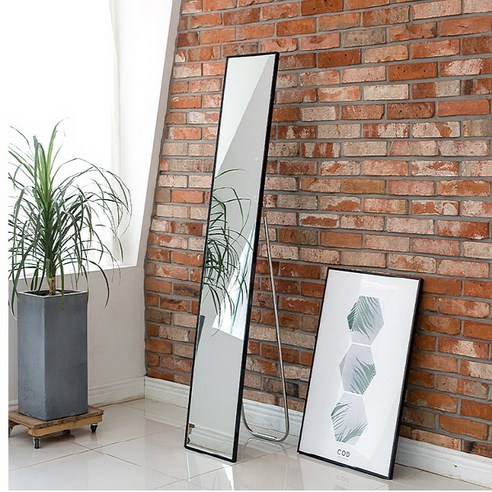 슬림라인 전신거울 300, 블랙