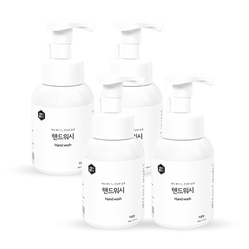 생활의정석 핸드워시 자몽향, 300ml, 4개