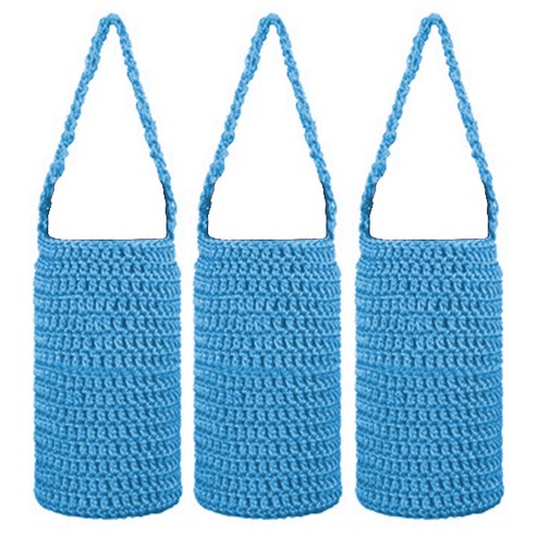블럭마트 니트 보틀주머니 Large 700~1000ml, 스카이블루, 3개