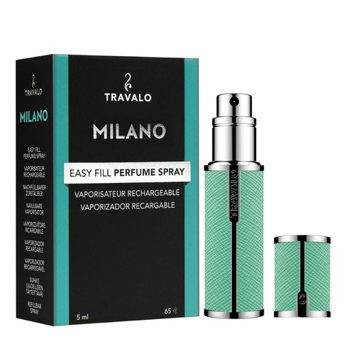 트라발로 밀라노 향수 케이스 5ml, 아쿠아, 1개