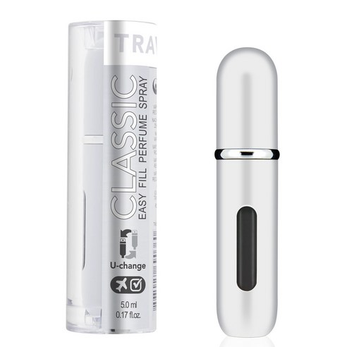 트라발로 클래식 향수 공병 5ml, 화이트, 1개