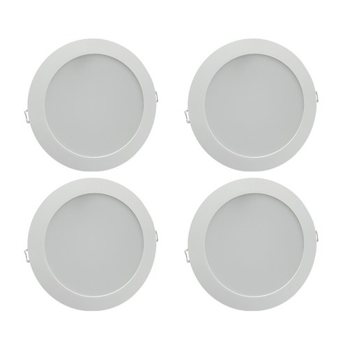 시그마 LED 슬림 다운 라이트 15.5~16.5cm 15W 4p, 주백색, 4개