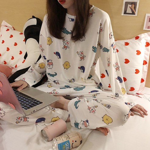 러브핑코 여성용 동물농장 잠옷