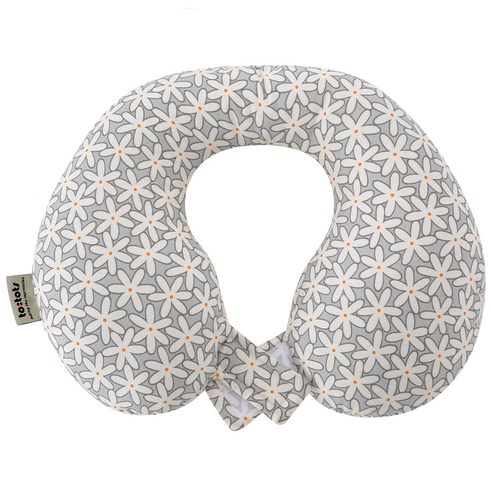 투토츠 사계절 카시트 유아 목베개, 자스민 그레이, 1개