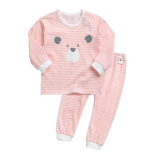 그린베베 아동용 퓨어곰 긴팔 쟈가드 내의 상하세트