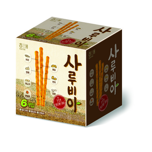 사루비아 막대과자, 60g, 6개
