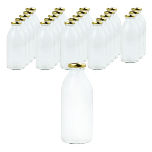 가인글로벌 골드캡 24p + 밀크티병 24p, 500ml, 1세트