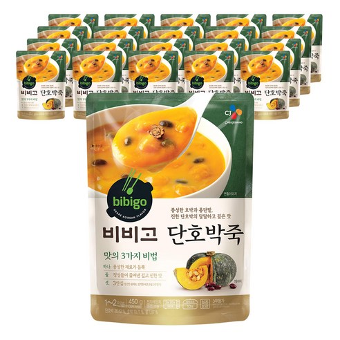 비비고 단호박죽 450g, 21개