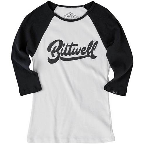 빌트웰 여성용 래글런 티셔츠