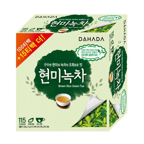 다하다 현미녹차, 1.2g, 115개입, 1개
