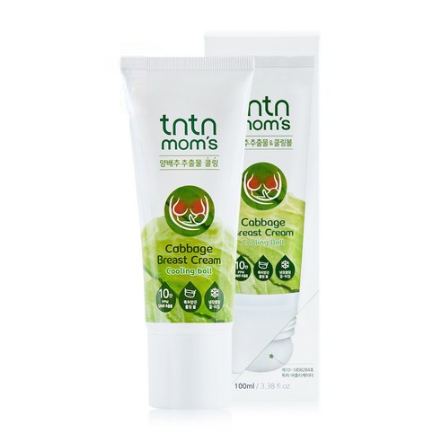 튼튼맘스 양배추 쿨링볼 가슴크림 쿨링볼 100ml, 1개