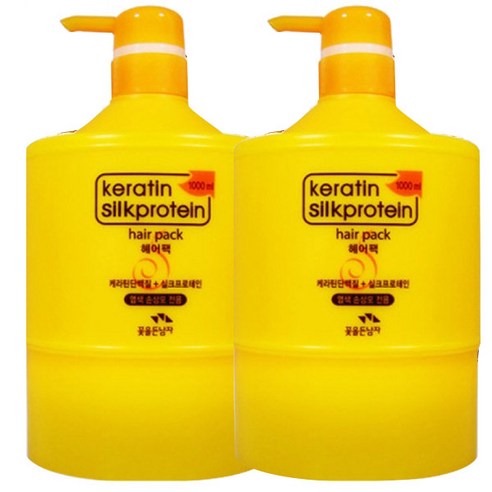 꽃을든남자 케라틴 헤어팩, 1000ml, 2개