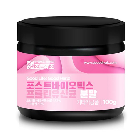 조은약초 포스트바이오틱스 프롤린 유산균 분말, 100g, 1개