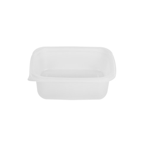 쿡앤락 성형 사각밀폐 일회용 용기 죽 특대 1250ml 반투명 몸통, 1개입, 300개