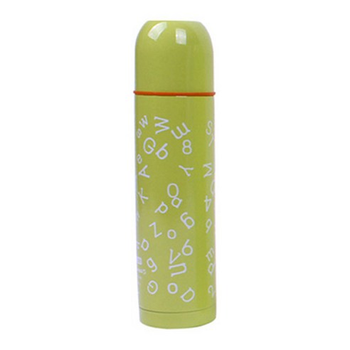 벅703 스텐레스 보온보냉병 250ml, 그린알파벳