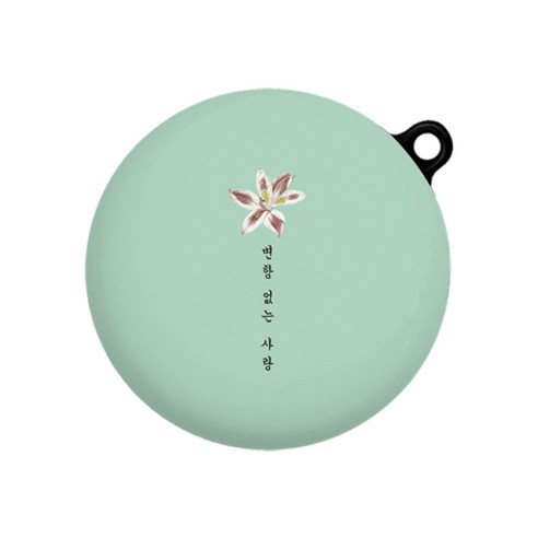 바니몽 디자인바니 톤플러스프리 이어폰 케이스, 단일상품, 꽃말 변함없는