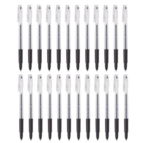 모나미 젤러펜 502 0.5mm, Black, 24개