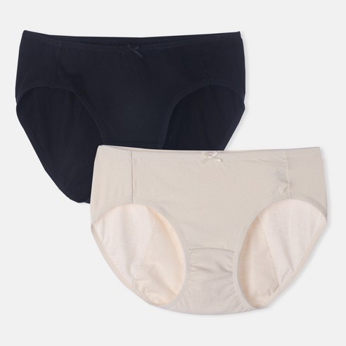 오가닉붐 안심 스판 위생 팬티 2p