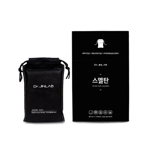 닥터진랩 스멜탄 탈취제 블랙, 90g, 1개