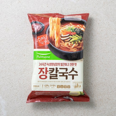풀무원 장칼국수 2인분, 439g, 1개 - 칼국수 | 쿠팡