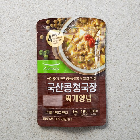 풀무원 국산콩 청국장 찌개양념 130g, 1개