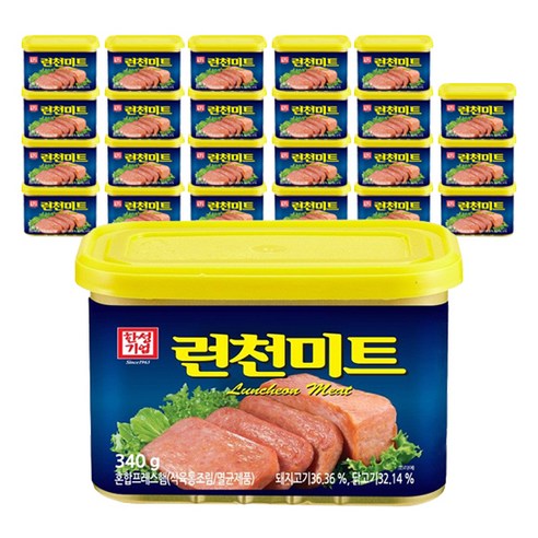 한성기업 런천 미트, 340g, 6개