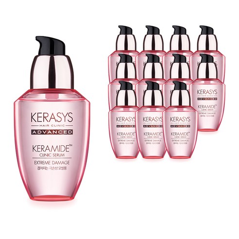 케라시스 케라마이드 극손상 클리닉 세럼 헤어에센스, 70ml, 12개