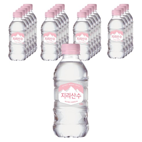 아워홈 지리산수 핑크, 330ml, 20개