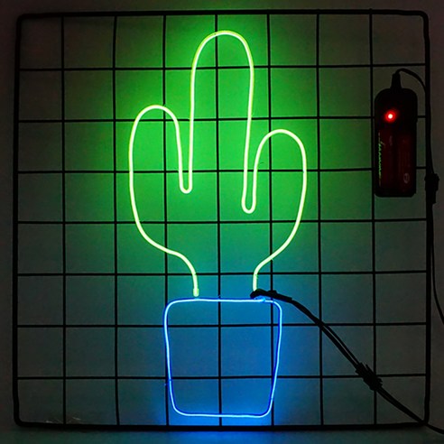 아트니즘 네온사인 DIY 무드등 키트, No6.CACTUS
