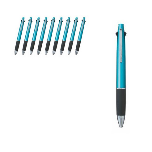 제트스트림 4색 + 샤프 멀티펜 MSXE5-1000 0.7mm, 라이트블루, 10개