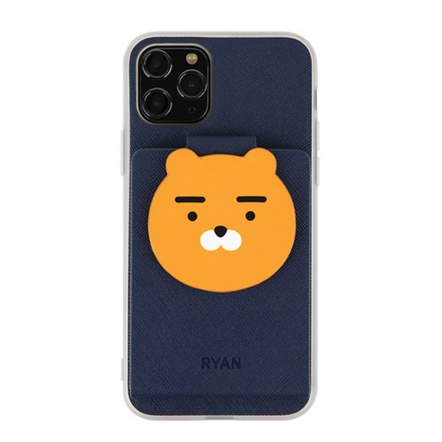 카카오프렌즈 카카오 PU 백커버 휴대폰 케이스