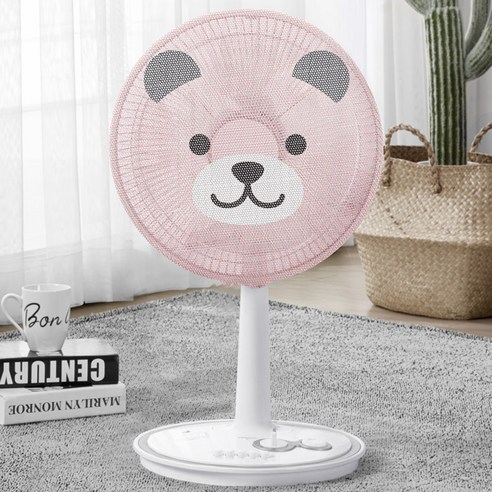 다샵 프리미엄 선풍기 안전망, 곰돌이핑크, 2개 곰돌이핑크 × 2개, 곰돌이핑크 × 2개 섬네일