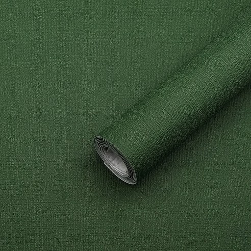 쿠셔니 붙이는 실크벽지, 딥그린