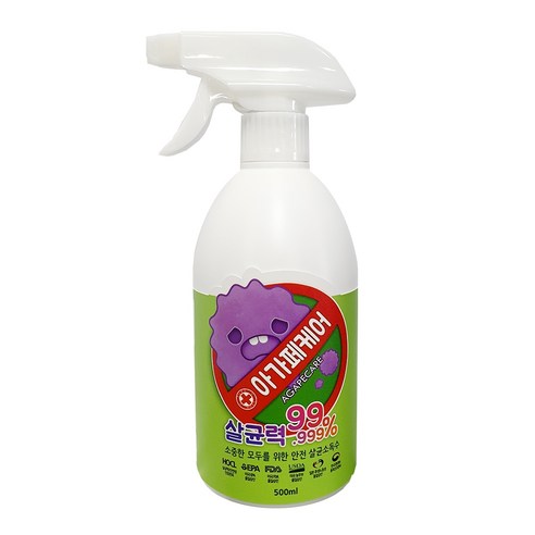 아가페케어 살균소독제, 1개, 500ml