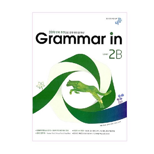 Grammar in(그래머인) Level 2B:3단계 반복 훈련으로 중학 영문법 완성, 비상교육