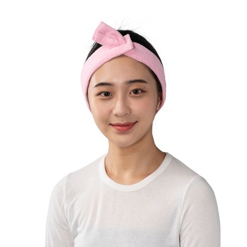 요들 노매직 세안 파마 머리띠, 핑크, 10개