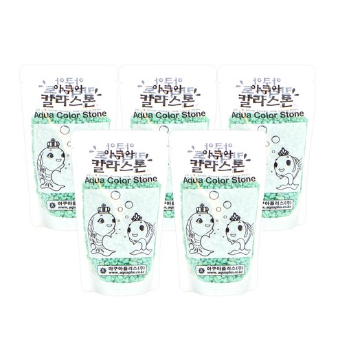 아쿠아플러스 아쿠아 칼라스톤 350g, 랜덤발송, 10개