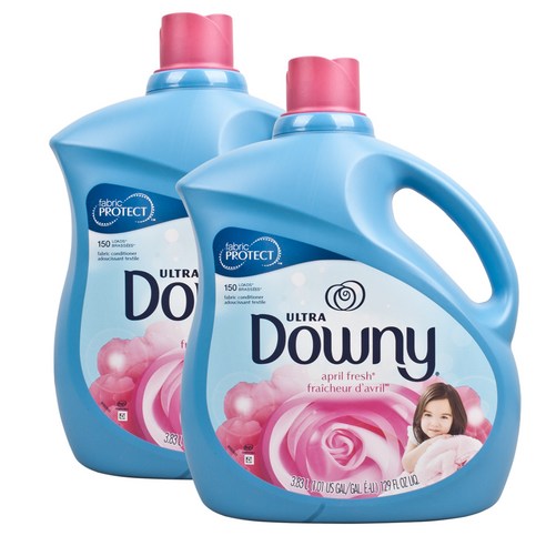 다우니 울트라 섬유유연제 에이프릴 프레쉬 본품, 3.83L, 2개