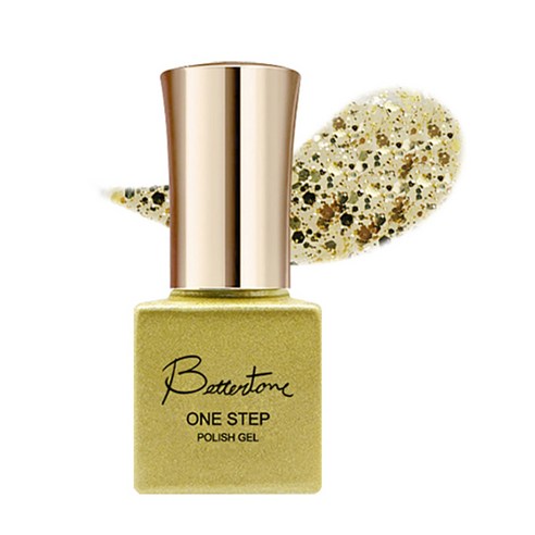 아이빛 베러톤 원스텝 네일 컬러 젤 6ml, BTO-46 골드반짝, 1개