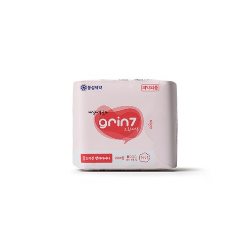 그린세븐 울트라씬 팬티라이너, 20개입, 1팩
