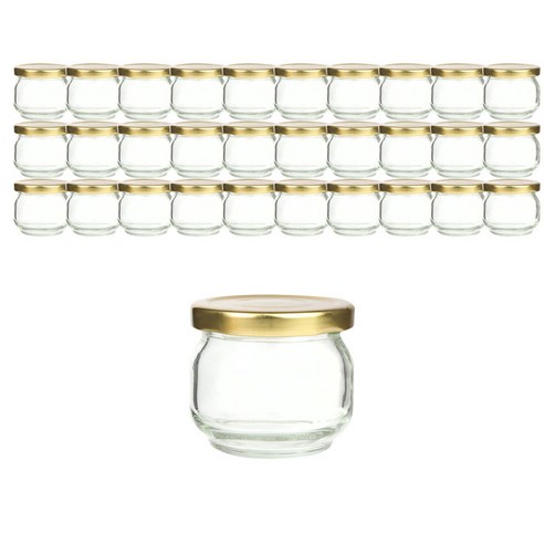 가인글로벌 토하 유리병 + 골드캡, 100ml, 80개