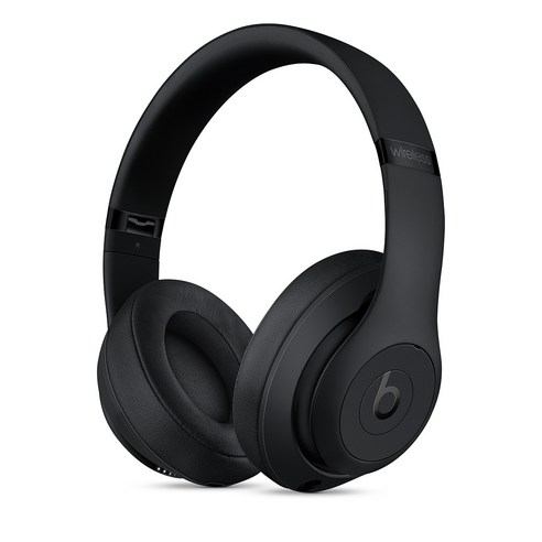 Apple Beats Studio3 무선 오버이어 헤드폰, 매트 블랙, MX3X2PA/A