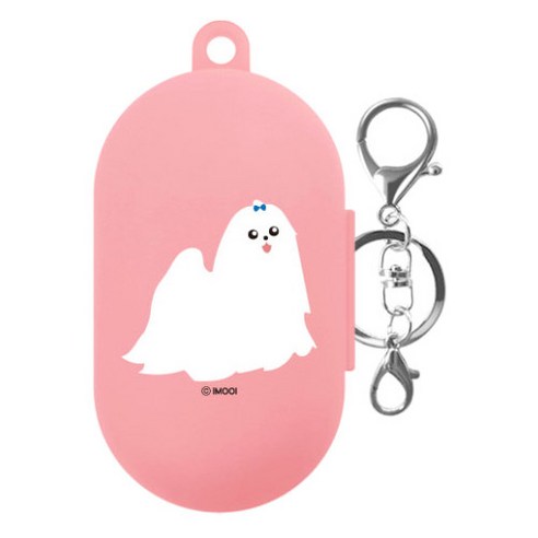 아이무이 갤럭시 버즈 소프트 케이스 마이퍼피 + 젤패드 2p + 고리 + 지퍼백, 단일상품, 말티즈