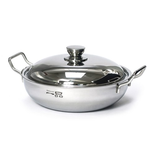 키친아트 일품 통3중 파티웍, 33cm, 1개