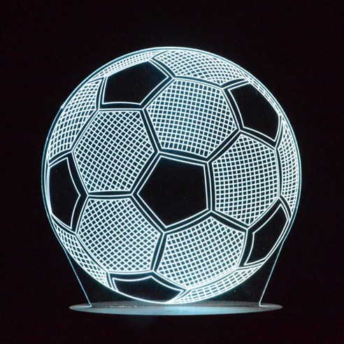 홈마인 LED 3D a good many others 시리즈 무드등 J3 type, J308 축구공