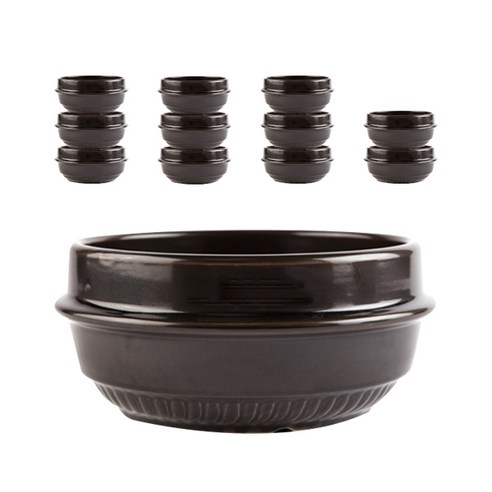 깨끗한뚝배기 깨뚝 찌개솥, 4호(상부외경 172mm), 12개