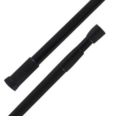 썬데코 이중 스프링 압축봉 22mm, 블랙