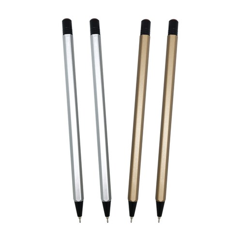 매직하우스 매직볼펜 0.7mm 2종 세트, GOLE, SILVER, 2세트