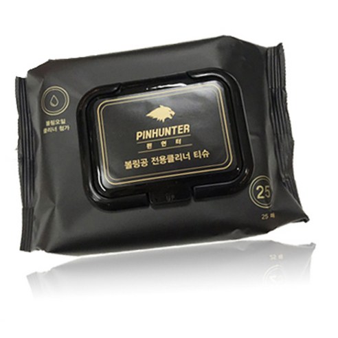 핀헌터 볼링공 전용클리너 티슈