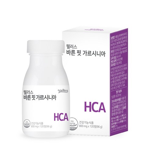 웰러스 바른 핏 가르시니아, 1개, 120정